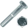 Болт шестигранный с неполной резьбой DIN 931 класс прочности 10.9 оцинкованная сталь